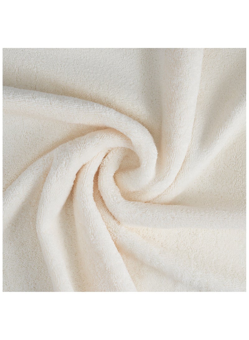 ATEN Homeware Egyptian Cotton 6 Piece Bath Towel Set - 1 Large Bath Towel (70 x 140 cm), 1 Hand Towel (40 x 70 cm) and 4 Face Towels (30 x 30 cm) - Ultra Soft & Highly Absorbent, OEKO-TEX Certified, Made in Egypt (Cream) - Image 3